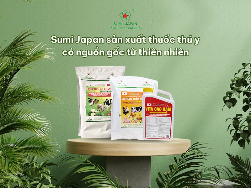 Công ty Sumi Japan - Doanh nghiệp sản xuất và kinh doanh thuốc thú y, thuốc thủy sản uy tín tại Việt Nam